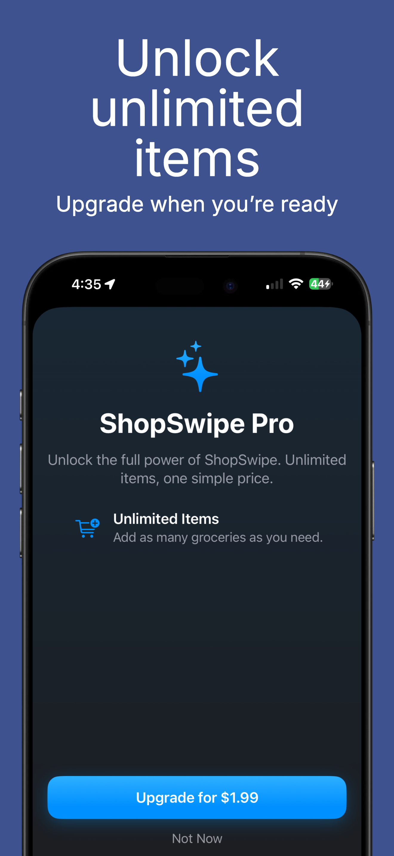ShopSwipe language and settings support on iPhone